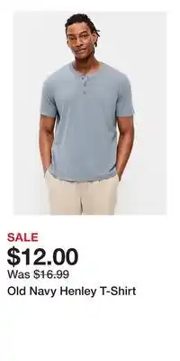 Old Navy Old Navy Henley T-Shirt offer