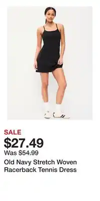 Old Navy Old Navy Stretch Woven Racerback Tennis Dress offer