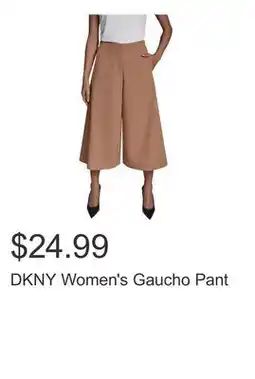 Costco DKNY Women's Gaucho Pant offer