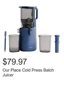 Costco Our Place Cold Press Batch Juicer offer