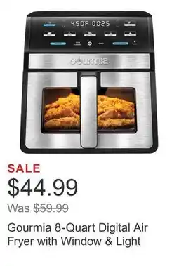 Costco Gourmia 8-Quart Digital Air Fryer with Window & Light offer