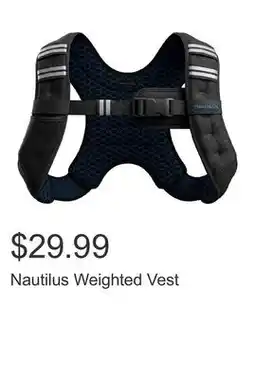 Costco Nautilus Weighted Vest offer