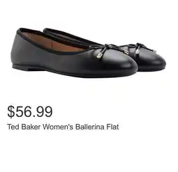 Costco Ted Baker Women's Ballerina Flat offer