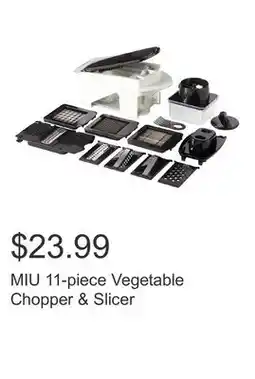 Costco MIU 11-piece Vegetable Chopper & Slicer offer