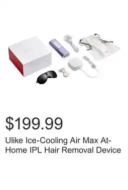 Costco Ulike Ice-Cooling Air Max At-Home IPL Hair Removal Device offer