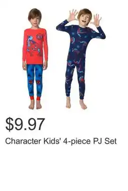 Costco Character Kids' 4-piece PJ Set offer