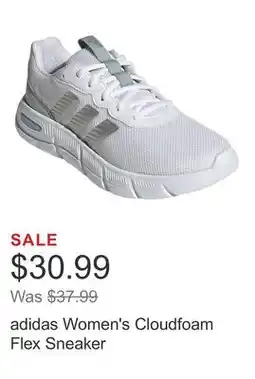 Costco adidas Women's Cloudfoam Flex Sneaker offer