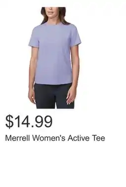 Costco Merrell Women's Active Tee offer