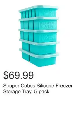 Costco Souper Cubes Silicone Freezer Storage Tray, 5-pack offer