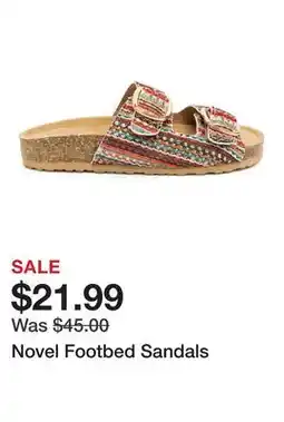 Belk Novel Footbed Sandals offer