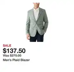 Belk Men's Plaid Blazer offer