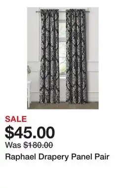 Belk Raphael Drapery Panel Pair offer