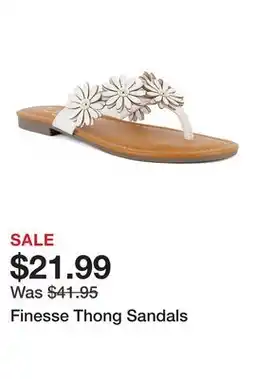 Belk Finesse Thong Sandals offer