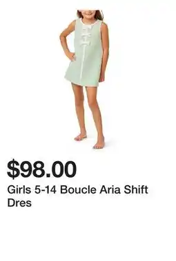 Belk Girls 5-14 Boucle Aria Shift Dres offer