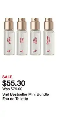 Ulta Beauty Snif Bestseller Mini Bundle Eau de Toilette offer
