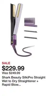 Ulta Beauty Shark Beauty SilkiPro Straight Wet to Dry Straightener + Rapid Blow Dryer offer