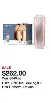 Ulta Beauty Ulike Air10 Ice Cooling IPL Hair Removal Device offer