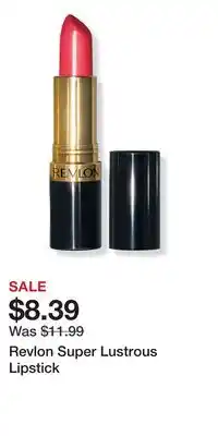 Ulta Beauty Revlon Super Lustrous Lipstick offer