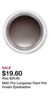 Ulta Beauty MAC Pro Longwear Paint Pot Cream Eyeshadow offer