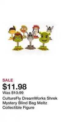 Game Stop CultureFly DreamWorks Shrek Mystery Blind Bag Meltz Collectible Figure offer