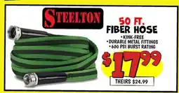 Ollie's STEELTON 50 FT. FIBER HOSE offer