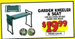 Ollie's GARDEN KNEELER & SEAT offer