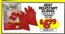 Ollie's HEAT RESISTANT GLOVES offer