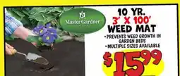Ollie's Master Gardner 10 YR. 3' X 100' WEED MAT offer