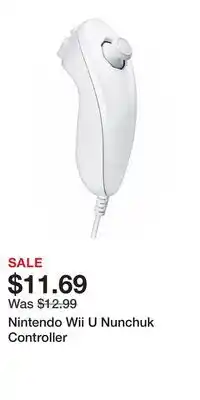 Game Stop Nintendo Wii U Nunchuk Controller offer