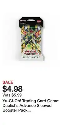 Game Stop Yu-Gi-Oh! Trading Card Game: Duelist's Advance Sleeved Booster Pack (10 Cards per Pack) offer
