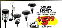 Ollie's SOLAR LIGHTS offer
