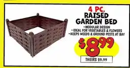Ollie's 4 PC. RAISED GARDEN BED offer