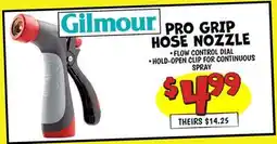 Ollie's Gilmour PRO GRIP HOSE NOZZLE offer