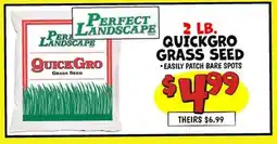 Ollie's PERFECT LANDSCAPE 2 LB. QUICKGRO GRASS SEED offer
