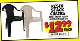 Ollie's RESIN STACK CHAIRS offer