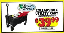 Ollie's Sarasota Breeze COLLAPSIBLE UTILITY CART offer