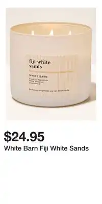 Bath & Body Works White Barn Fiji White Sands offer