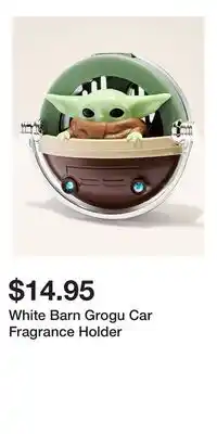 Bath & Body Works White Barn Grogu Car Fragrance Holder offer