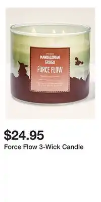 Bath & Body Works Force Flow 3-Wick Candle offer