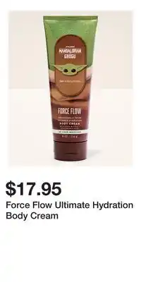 Bath & Body Works Force Flow Ultimate Hydration Body Cream offer