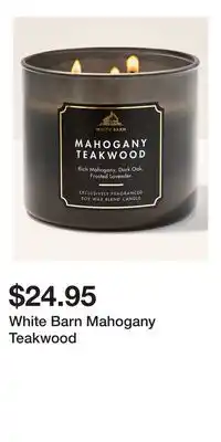 Bath & Body Works White Barn Mahogany Teakwood offer