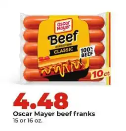 Hy-Vee Oscar Mayer Beef Franks offer