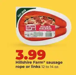 Hy-Vee Hillshire Farm Polska Kielbasa offer