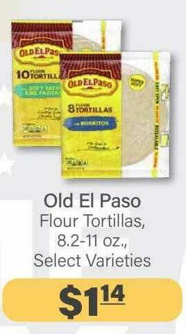Commissary Old El Paso Flour Tortillas offer