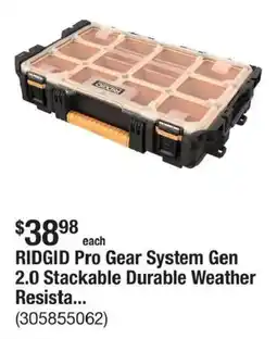 The Home Depot RIDGID Pro Gear System Gen 2.0 Stackable Durable Weather Resista... offer