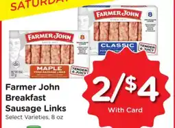 Ralphs Farmer John Breakfast Sausage Links offer