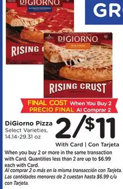 Ralphs DiGiorno Pizza offer