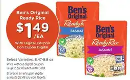Ralphs Ben's Original Ready Rice offer