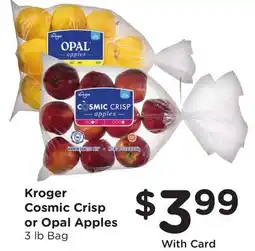 Ralphs Kroger Cosmic Crisp or Opal Apples offer