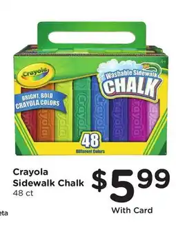 Ralphs Crayola Sidewalk Chalk offer
